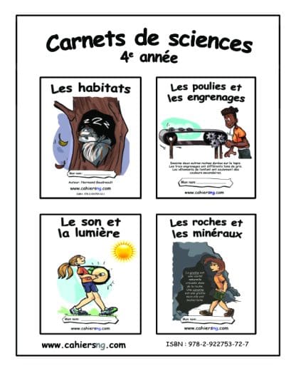 Carnets de sciences (4e année) - PDF