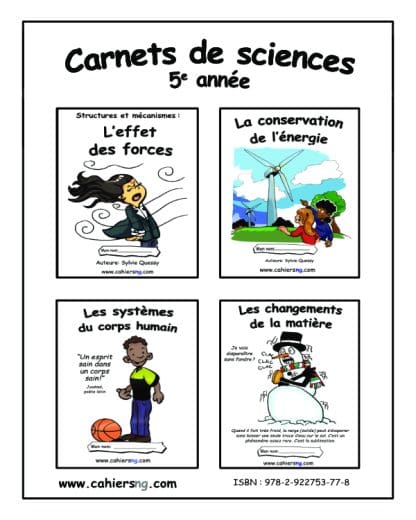 Carnets de sciences (5e année) - PDF