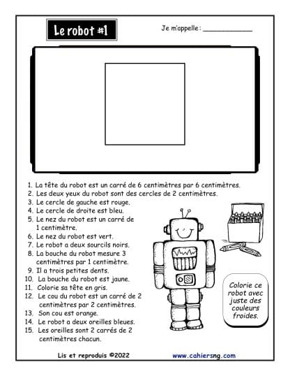 Lis et reproduis - PDF - (4e/5e) - REFAIT! – Image 3