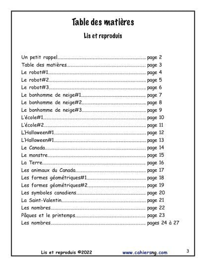 Lis et reproduis - PDF - (4e/5e) - REFAIT! – Image 2