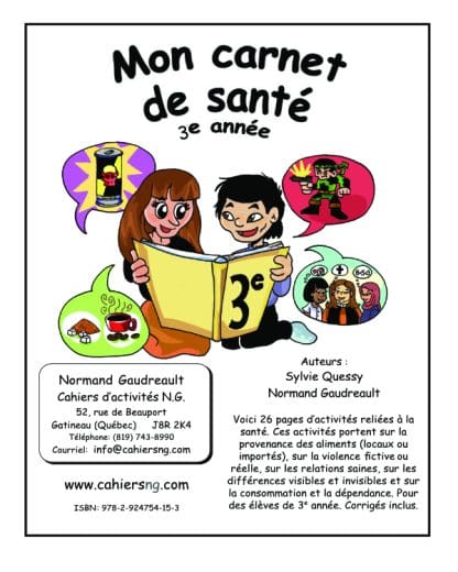 Carnet de santé (3e année) - PDF