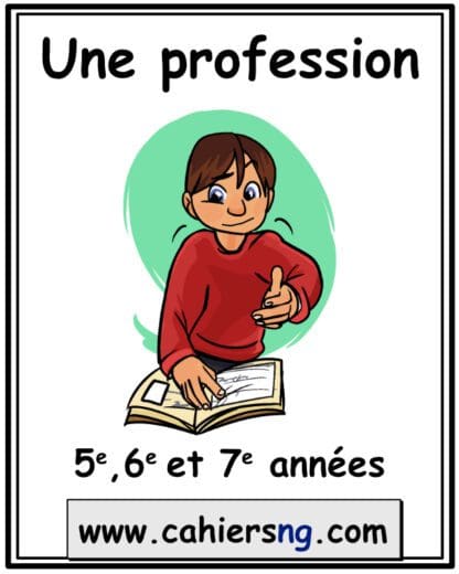 Projet sur une profession - PDF - 5e, 6e, 7e années