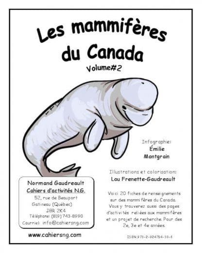 Les mammifères du Canada #2 - (2e/3e)