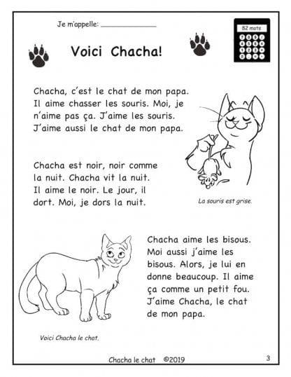 Chacha le chat (1re/2e) - Voici Chacha !