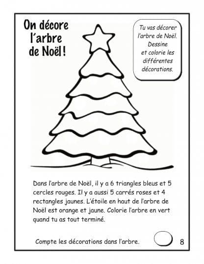 Bientôt Noël ! (1re/2e) - On décore l'arbre !