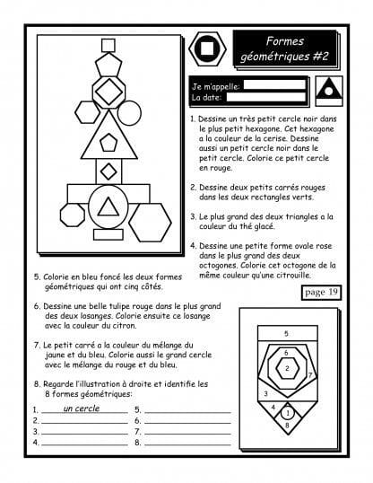 Lis et reproduis (4e/5e) - Des formes