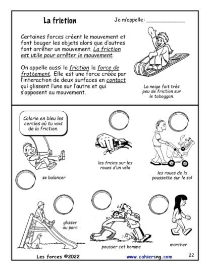 Les forces - (3e/4e) - La friction