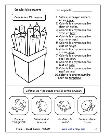 Fran...c'est facile ! (4e/5e) - Les crayons