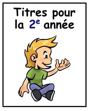 Titres : 2e année