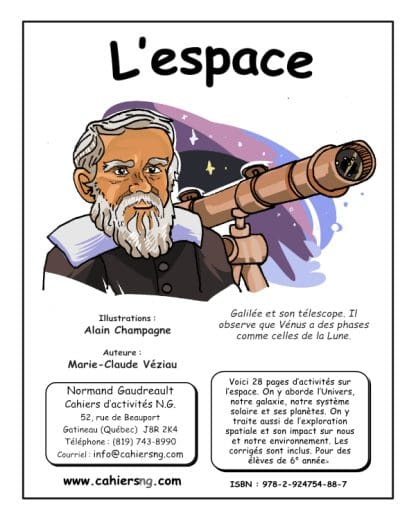 L'espace (6e année) - Nouvelle série ! NOUVEAUTÉ !!