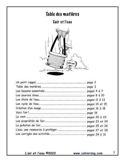 L'air et l'eau (2e année) - Nouvelle série ! – Image 2