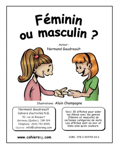 Féminin ou masculin ?  - PDF - (5e/6e) - NOUVEAUTÉ !!