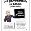 Les gouvernements au Canada - (5e/6e) - "REFAIT !"