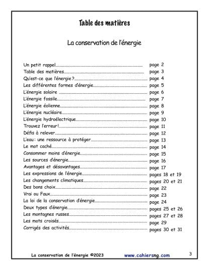 La conservation de l'énergie (5e) - Nouvelle série !  NOUVEAUTÉ ! – Image 2