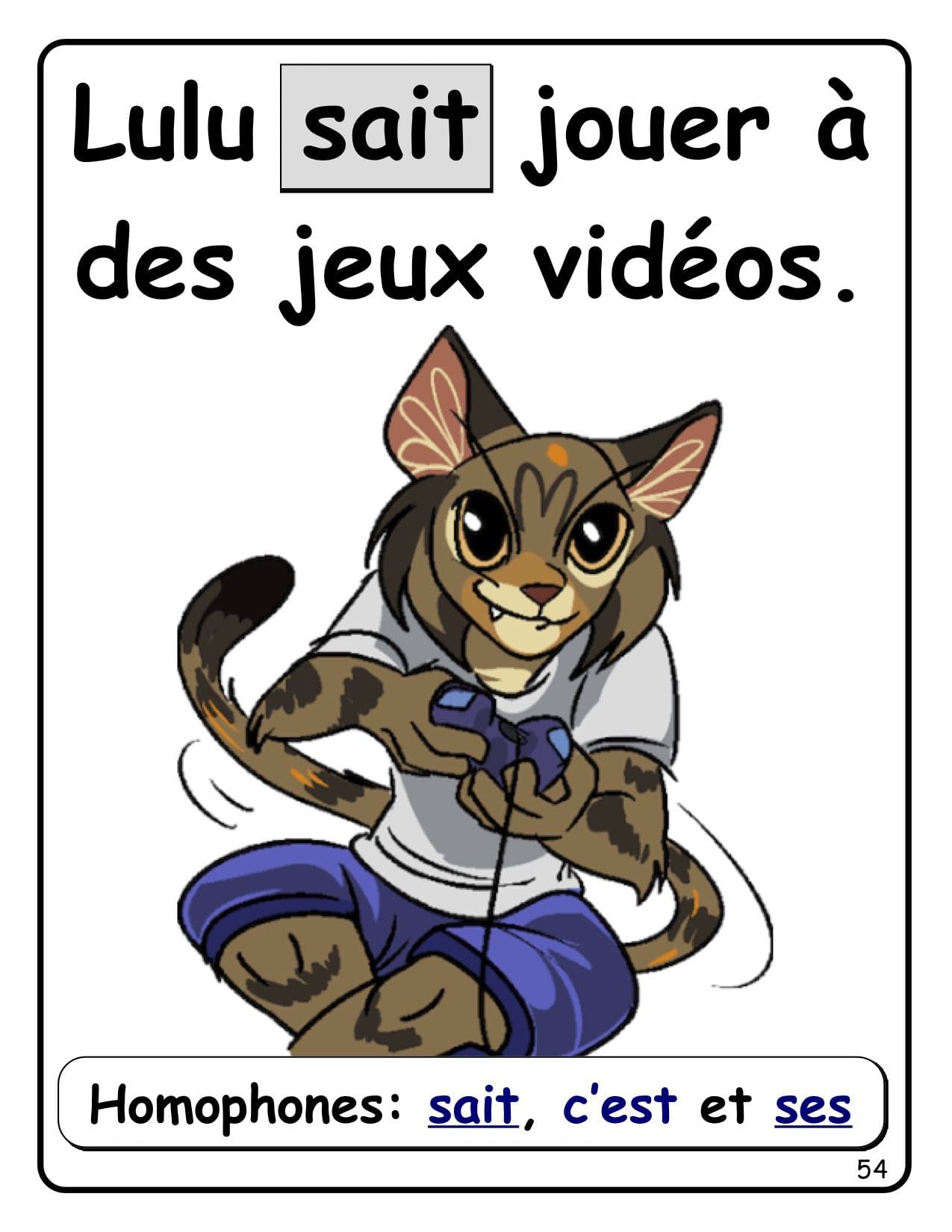 Les Homophones - Affiches (5e/6e) - Il Sait Jouer. — Fiches ...