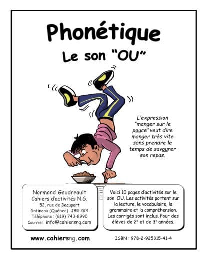 Phonétique - Le son OU  (2e/3e années) - NOUVEAUTÉ !