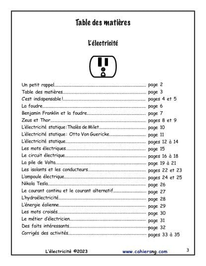 L'électricité (6e année) - Nouvelle série ! NOUVEAUTÉ ! – Image 2