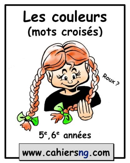 Mots croisés sur les couleurs - (4e et 5e)