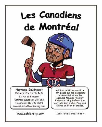 Les Canadiens de Montréal (6e/7e) - NOUVEAUTÉ !