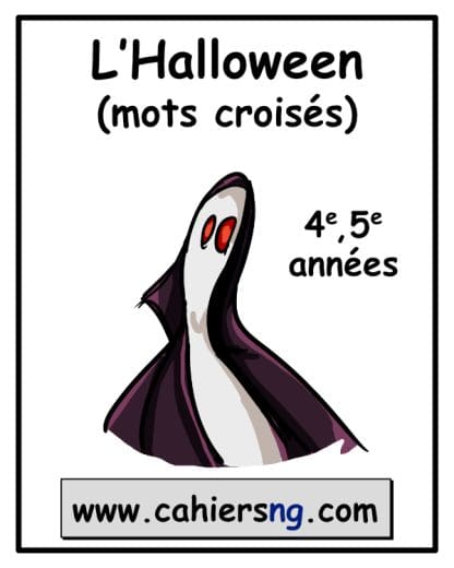 Mots croisés sur l'Halloween - (4e et 5e)