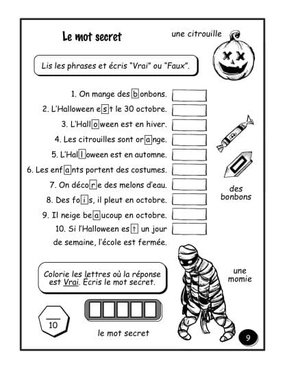 PDF - L'Halloween (REFAIT) 3e/4e - "HYBRIDE" – Image 4