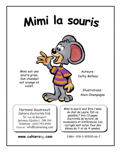 Mimi la souris - (3e/4e) - NOUVEAUTÉ !