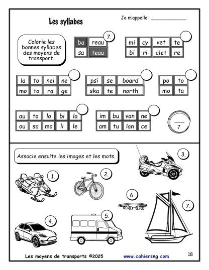 PDF - Les transports - Core French - (4e/5e)- 10 février 2025 – Image 3